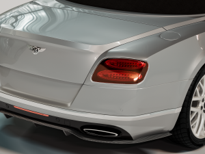 Bentley Continental Convertible 2018 3D 模型