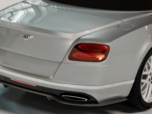Bentley Continental Convertible 2018 3D Model