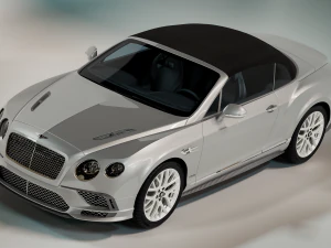 Bentley Continental Convertible 2018 3D Model