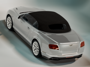 Bentley Continental Convertible 2018 3D 模型