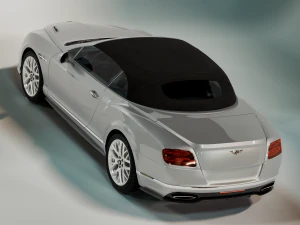 Bentley Continental Convertible 2018 3D Model