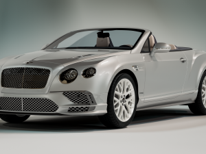 Bentley Continental Convertible 2018 3D 模型