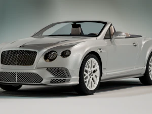 Bentley Continental Convertible 2018 3D Model