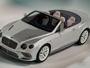 Bentley Continental Convertible 2018 3D 模型