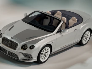 Bentley Continental Convertible 2018 3D Model
