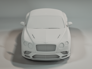 Bentley Continental Convertible 2018 3D 模型