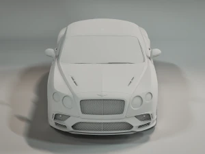 Bentley Continental Convertible 2018 3D Model