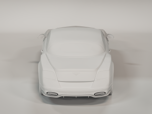 Bentley Continental Convertible 2018 3D 模型
