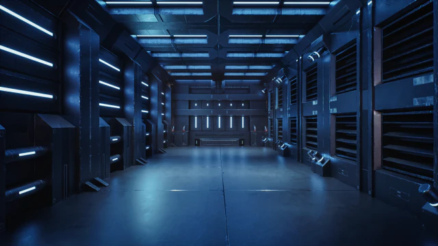 Sci-Fi Modular Wall Panels Pack 3D Model .c4d .max .obj .3ds .fbx .stl .blend 