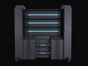 Sci-Fi Modular Wall Panels Pack 3D Model