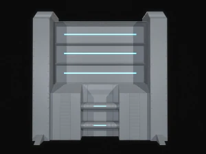 Sci-Fi Modular Wall Panels Pack 3D Model
