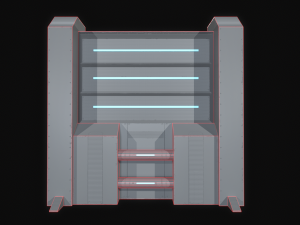 Sci-Fi Modular Wall Panels Pack 3Dモデル
