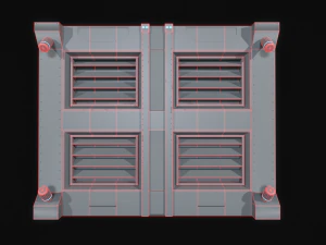 Sci-Fi Modular Wall Panels Pack 3D Model