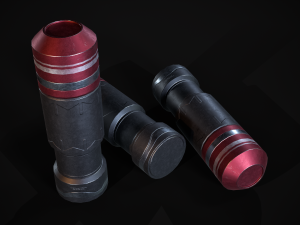 Sci-Fi Bullets Pack Vol 2 3D Model