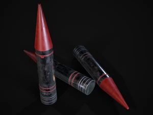 Sci-Fi Bullets Pack Vol 2 3D Model