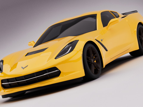 Chevrolet Corvette C7 Stingray 2014 Model 3D