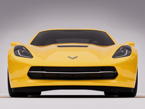 Chevrolet Corvette C7 Stingray 2014 Model 3D