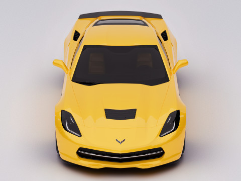 Chevrolet Corvette C7 Stingray 2014 Model 3D