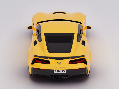 Chevrolet Corvette C7 Stingray 2014 Model 3D