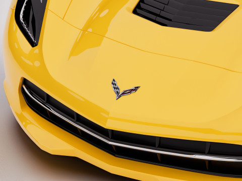 Chevrolet Corvette C7 Stingray 2014 Model 3D
