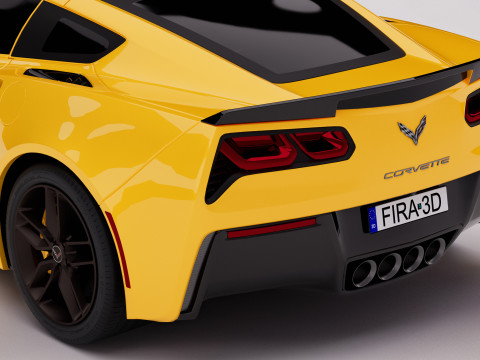Chevrolet Corvette C7 Stingray 2014 Model 3D