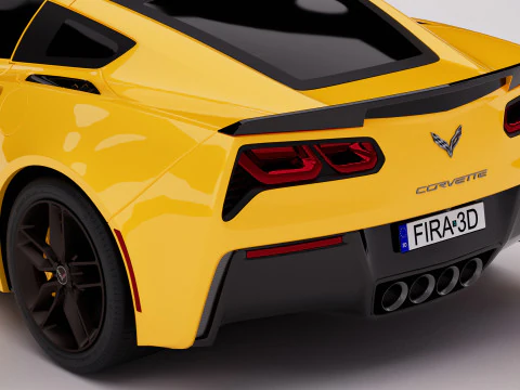 Chevrolet Corvette C7 Stingray 2014 3D Model