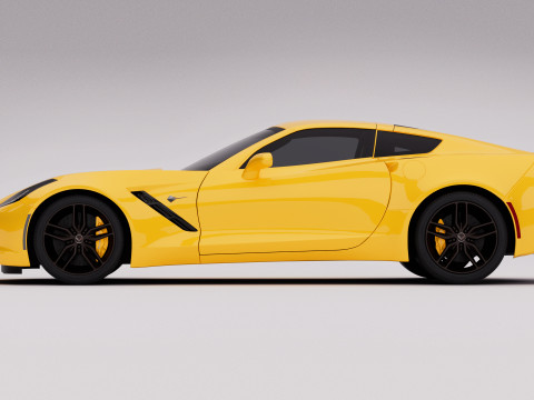 Chevrolet Corvette C7 Stingray 2014 Model 3D