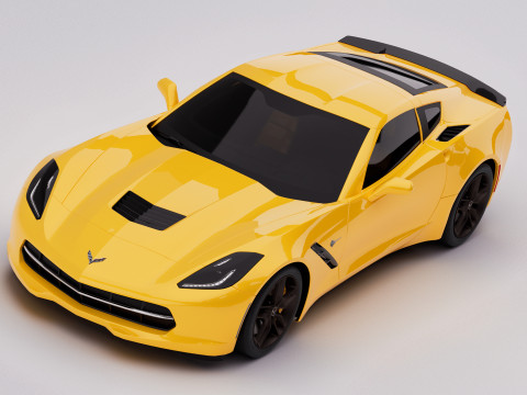 Chevrolet Corvette C7 Stingray 2014 Model 3D