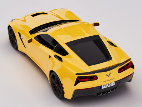 Chevrolet Corvette C7 Stingray 2014 Model 3D