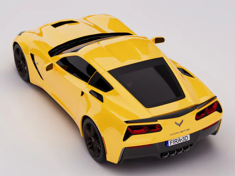 Chevrolet Corvette C7 Stingray 2014 3D Model
