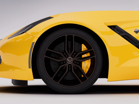 Chevrolet Corvette C7 Stingray 2014 Model 3D