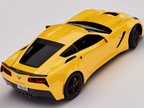 Chevrolet Corvette C7 Stingray 2014 Model 3D