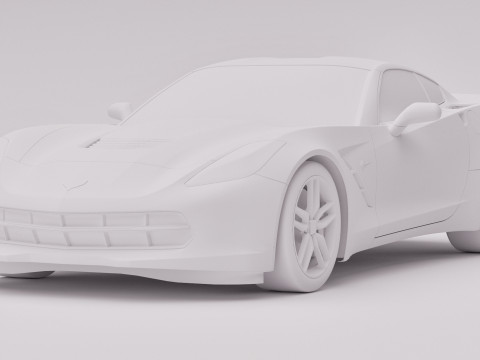 Chevrolet Corvette C7 Stingray 2014 Model 3D