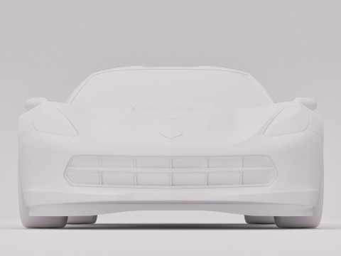 Chevrolet Corvette C7 Stingray 2014 Model 3D