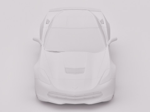 Chevrolet Corvette C7 Stingray 2014 Model 3D