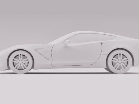 Chevrolet Corvette C7 Stingray 2014 Model 3D