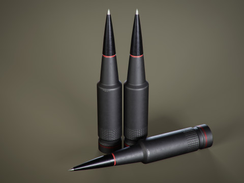 Sci-Fi Bullets Pack Vol 3 Model 3D