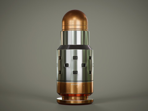 Sci-Fi Bullets Pack Vol 3 Model 3D