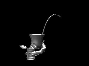 german pipe 3D Model