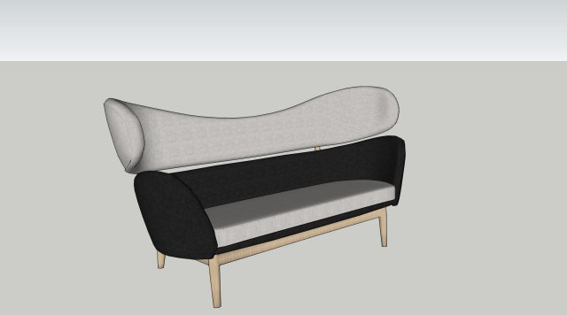 furniture-sofa 3D Модель .c4d .max .obj .3ds .fbx .stl .blend 