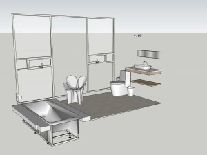 salle de bain-1 Modèle 3D