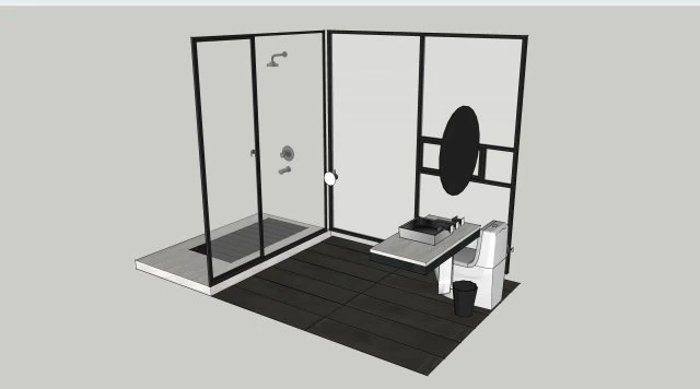 bathroom-2 3D Model .c4d .max .obj .3ds .fbx .stl .blend 