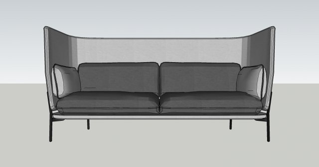 sofa02 3D Модель .c4d .max .obj .3ds .fbx .stl .blend 