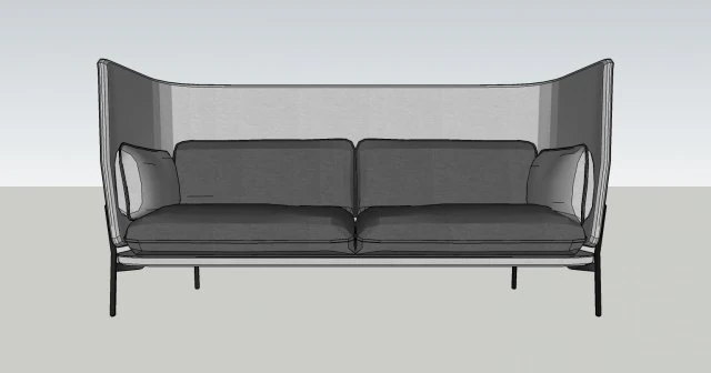 sofa02 Model 3D .c4d .max .obj .3ds .fbx .stl .blend 