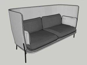 sofa02 Model 3D