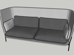 sofa02 Model 3D