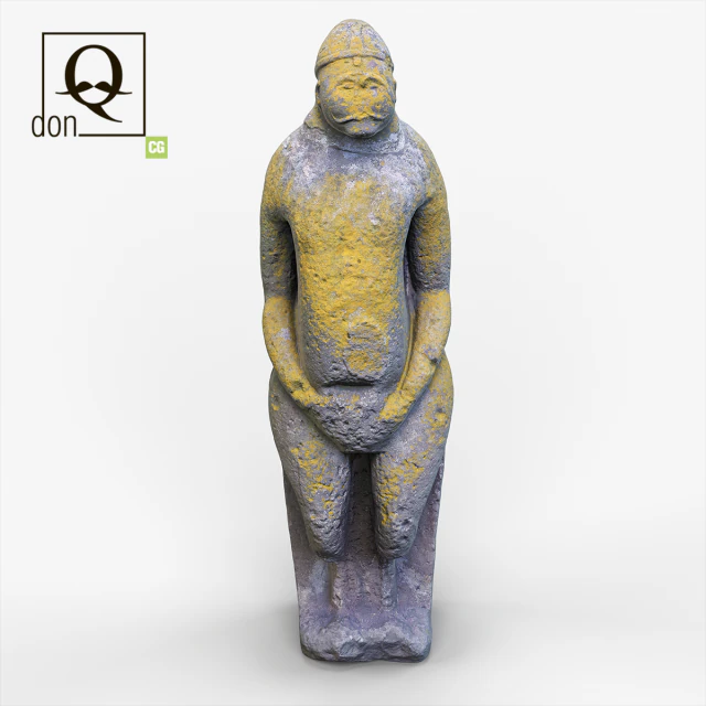 ancient statue 3D Model .c4d .max .obj .3ds .fbx .stl .blend 
