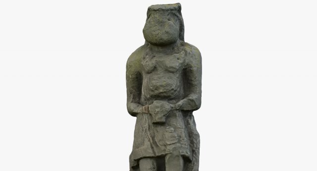 ancient statue 3D Model .c4d .max .obj .3ds .fbx .stl .blend 