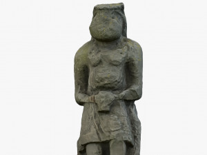 ancient statue Model 3D