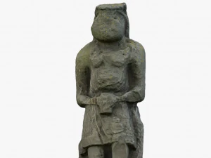 고대 동상 3D 모델
